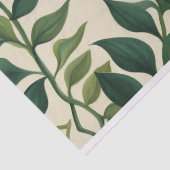 Botanisch groen blad tissuepapier (Detail)