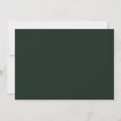 Botanisch groen blad waterverf bruiloft save the date (Achterkant)