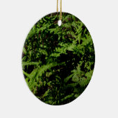 Botanisch groen bos vloer varens keramisch ornament (Rechts)