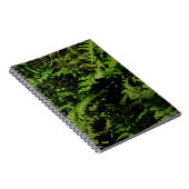 Botanisch groen bos vloer varens notitieboek (Rechterzijde)