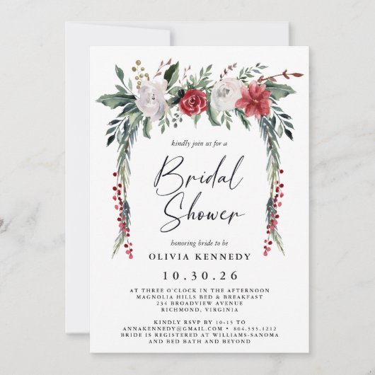 Botanisch groen kerstVrijgezellenfeest Kaart (Voorkant)