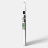 Botanisch groen maretak gepersonaliseerd Case-Mate iPhone case (Achterkant / Links)