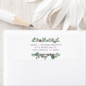 Botanisch groen retouradres etiket (Insitu)