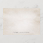 Botanisch groen rustieke accommodatie informatiekaartje (Achterkant)