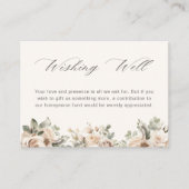 Botanisch groen wenst goed huwelijk informatiekaartje (Voorkant)