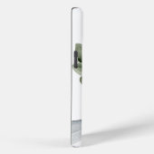 Botanisch groen zilveren lint gepersonaliseerd Case-Mate iPhone case (Achterkant / Rechts)