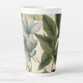 Botanisch groot Latte Mok (Voorkant)