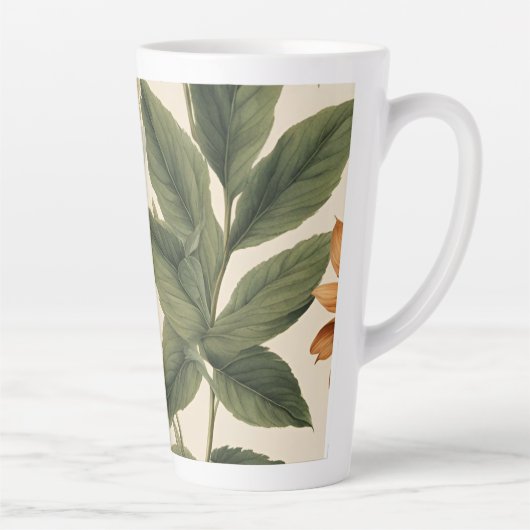 Botanisch groot Latte Mok (Rechts)