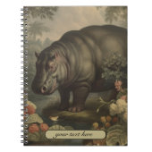  Botanisch Hippo, aanpasbaar Notitieboek (Voorkant)