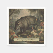  Botanisch Hippo, aanpasbaar