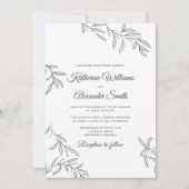 Botanisch huwelijk kaart (Voorkant)