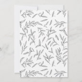 Botanisch huwelijk kaart (Achterkant)