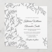 Botanisch huwelijk kaart (Voorkant / Achterkant)