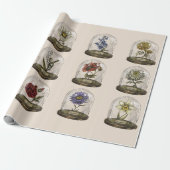  botanisch inpakpapier (Uitgerold)