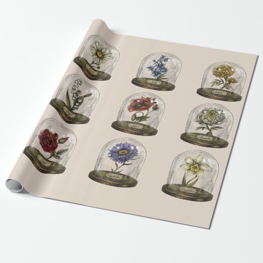 botanisch inpakpapier (Uitgerold)
