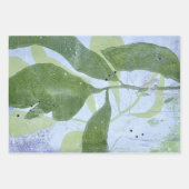 Botanisch Inpakpapier Plat Vellen Set van 3 (Voorkant 3)