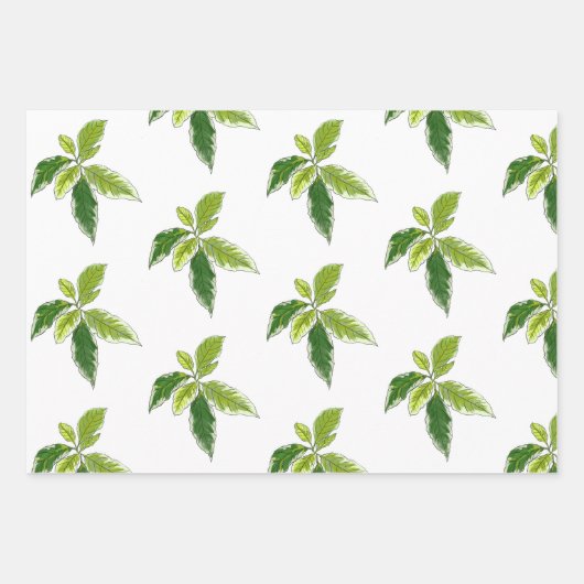 Botanisch Inpakpapier Vel (Voorkant)