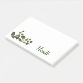 Botanisch ivy Vine Monogram Post-it® Notes (Schuin)