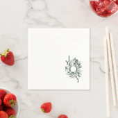 Botanisch jokerpapier Napkin Servet (Insitu)