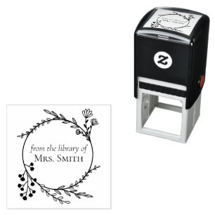 Botanisch kader  Uit de bibliotheek van Zelfinktende Stempel