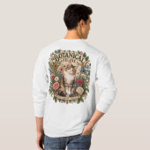 Botanisch katten T-shirt | (Achterkant volledig)