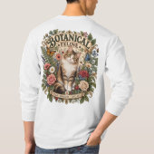 Botanisch katten T-shirt | (Achterkant)