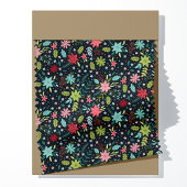 Botanisch Kerst Bloemmotief Stof