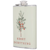 botanisch kerstgroen heupfles (Links)