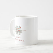  botanisch kerstgroen koffiemok (Voorkant links)