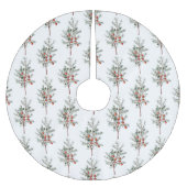  botanisch kerstpatroon kerstboom rok (Voorkant)