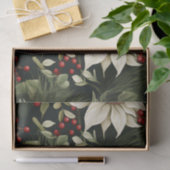 Botanisch Kerstpatroon Tissuepapier (Geschenk)