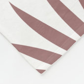  botanisch kleurrijk patroon Floral Green Red Fleece Deken (Hoek)