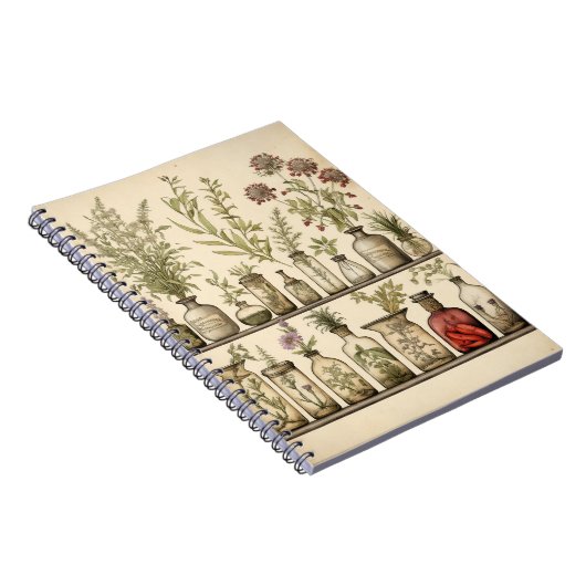 Botanisch Kruid Recept Journal Notitieboek (Rechterzijde)