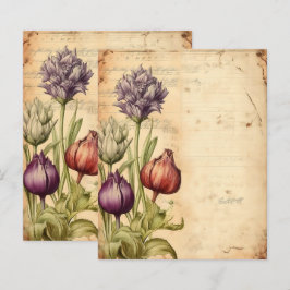  botanisch kruidenplakboekpapier