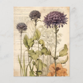  botanisch kruidenplakboekpapier