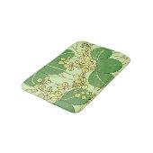 Botanisch kunstpatroon van Japans leder Badmat (Gekanteld)