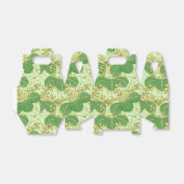 Botanisch kunstpatroon van Japans leder Bedankdoosjes (Uitgevouwen)