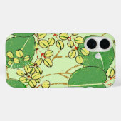Botanisch kunstpatroon van Japans leder Case-Mate iPhone Case (Achterkant (horizontaal))