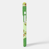 Botanisch kunstpatroon van Japans leder Case-Mate iPhone Case (Achterkant / Links)