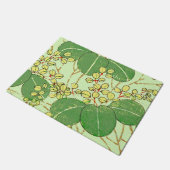 Botanisch kunstpatroon van Japans leder Deurmat (Schuin)