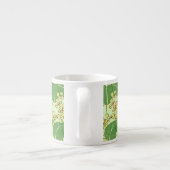 Botanisch kunstpatroon van Japans leder Espresso Kop (Achterkant)