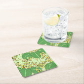 Botanisch kunstpatroon van Japans leder Kartonnen Onderzetters (Insitu)