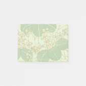 Botanisch kunstpatroon van Japans leder Post-it® Notes (Voorkant)