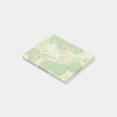 Botanisch kunstpatroon van Japans leder Post-it® Notes (Schuin)