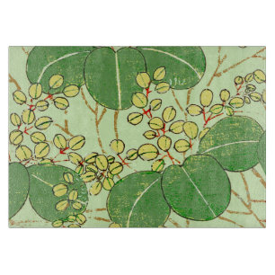 Botanisch kunstpatroon van Japans leder Snijplank