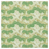Botanisch kunstpatroon van Japans leder Stof (Swatch)
