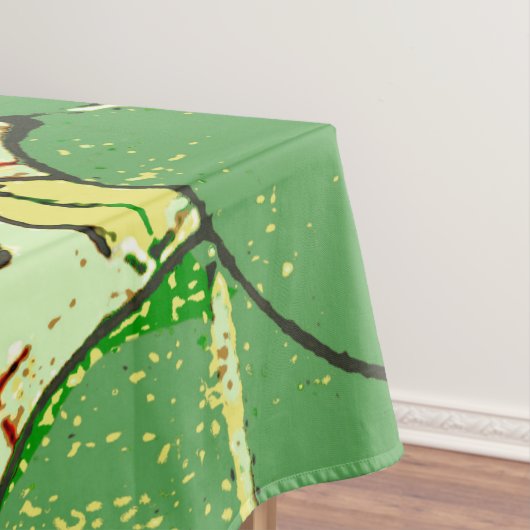 Botanisch kunstpatroon van Japans leder Tafelkleed (Voorbeeld)