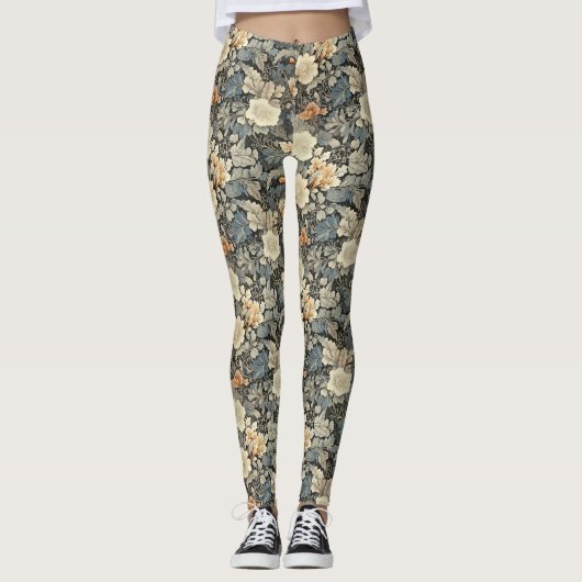 botanisch kunstwerk leggings (Voorkant)