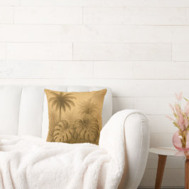 Botanisch kussen – Tropische Monsters & Palmblader