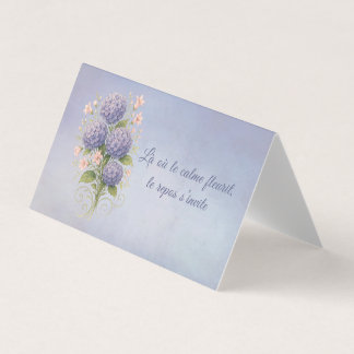 botanisch kussen, waar rust bloeit visitekaartje